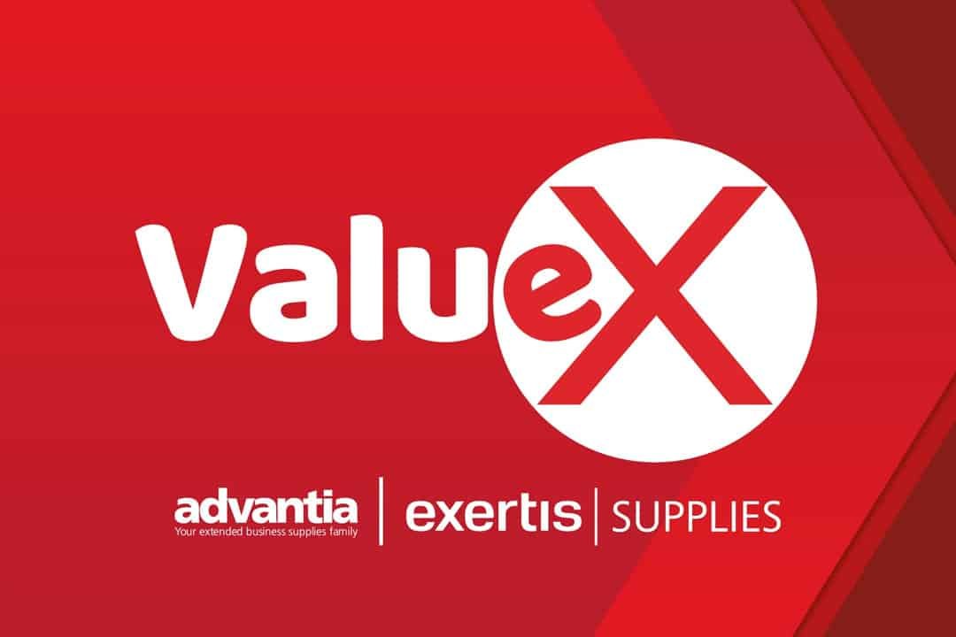 Value X banner on a red background